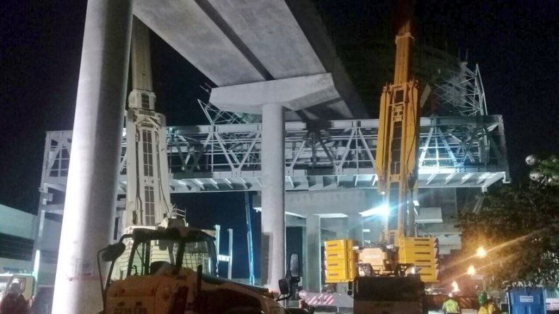 Anuncian desvíos en la Panamericana para desmontar puente peatonal en Las Mañanitas