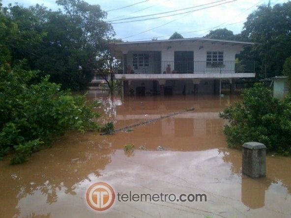 Panamá Oeste y Colón bajo el agua