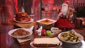 Cena navideña con jamón - Andrea