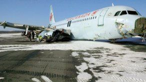 Un avión A320 de Air Canadá se salió de pista en Halifax