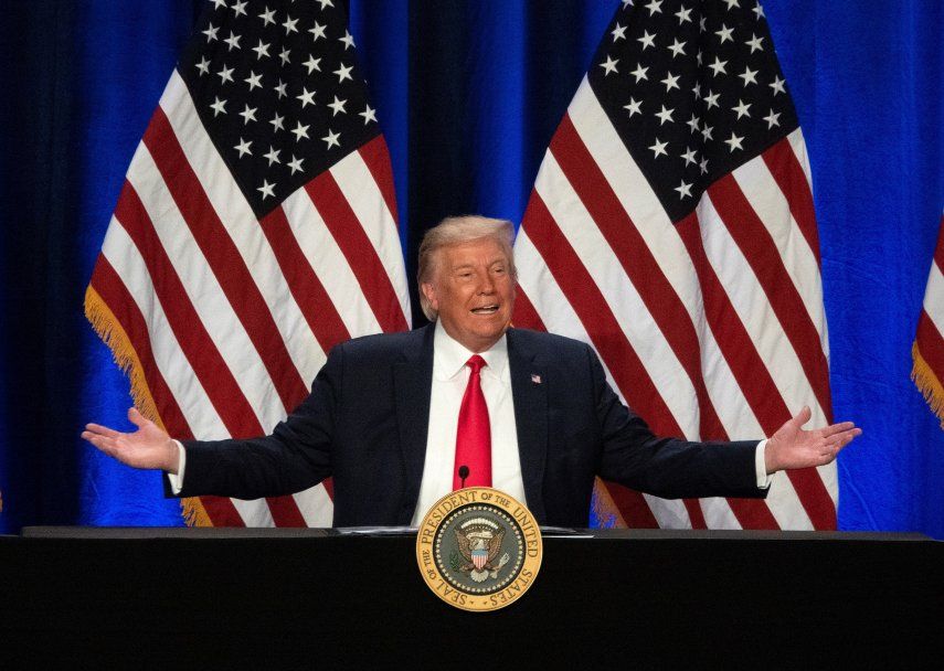 El expresidente de Estados Unidos Donald Trump﻿.