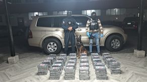 Policía incauta 140 paquetes de presunta droga oculta&nbsp; en el doble fondo de una camioneta