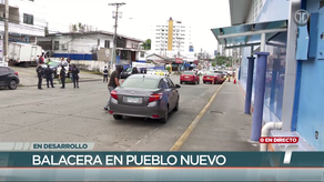 Balacera en Pueblo Nuevo.