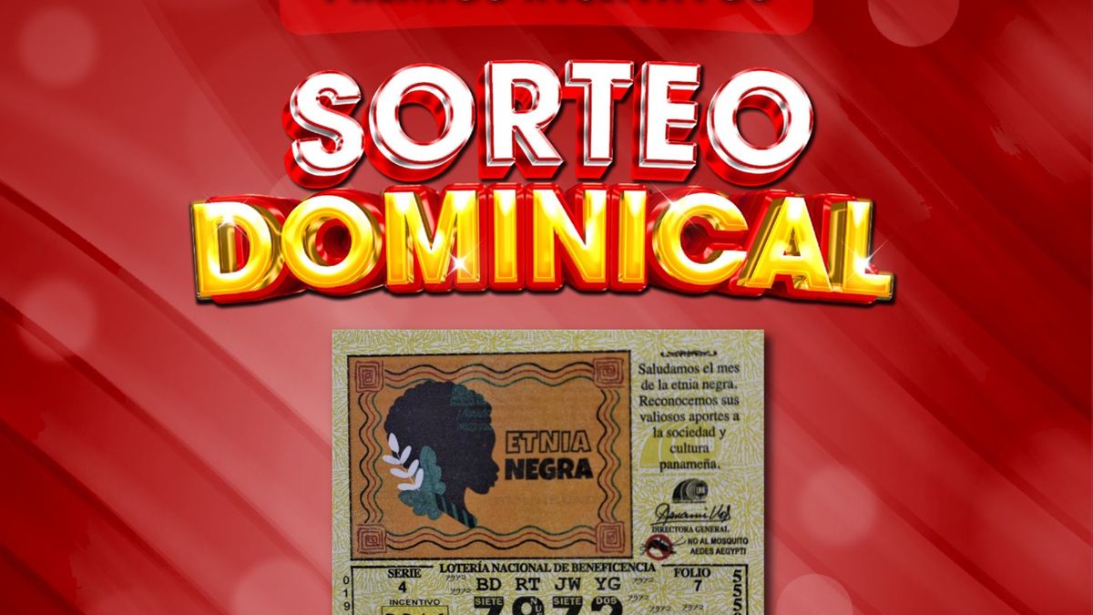 Resultados del Sorteo dominical de la Lotería Nacional este 3 de mayo del 2026.