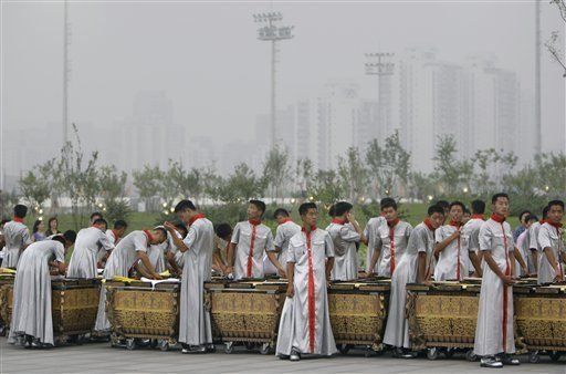 Primer atisbo a inauguración de Juegos de Beijing