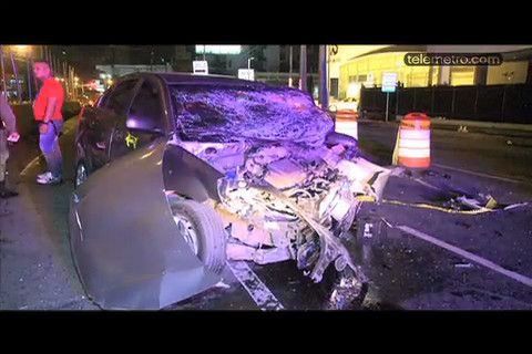Un muerto y una herida en accidente en Calle 50