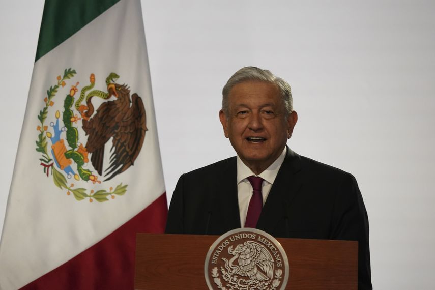 El presidente mexicano Andrés Manuel López Obrador﻿.