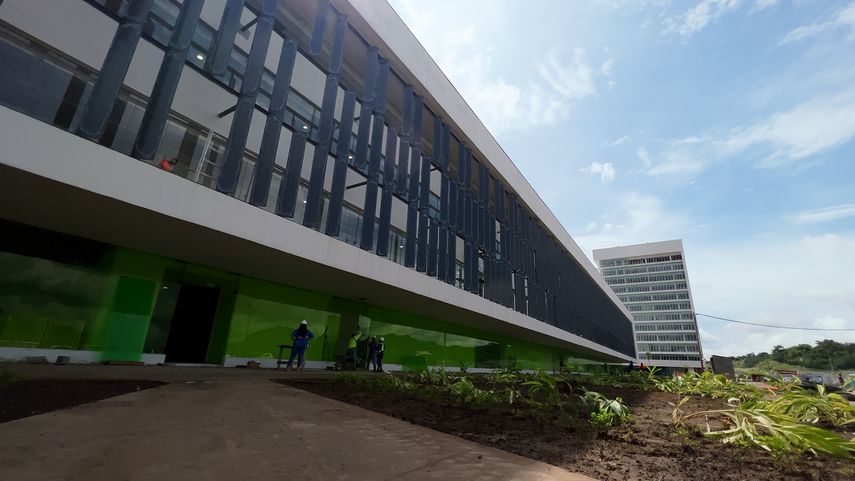 Avances de construcción de la Ciudad de la Salud.