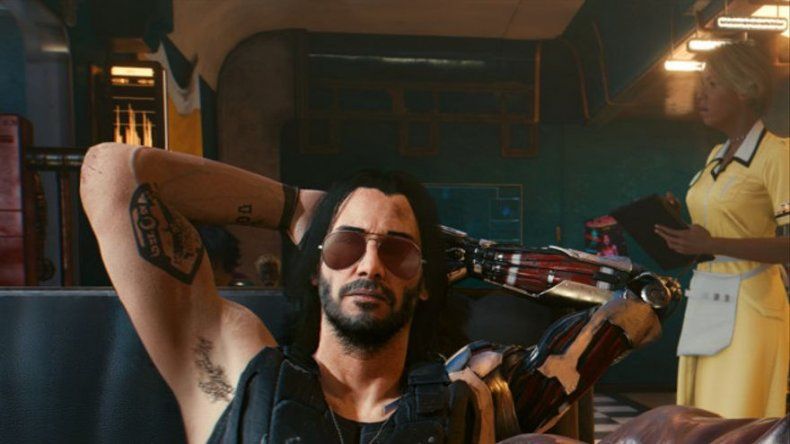 Keanu Reeves es tan fotogénico en el mundo virtual como en el real