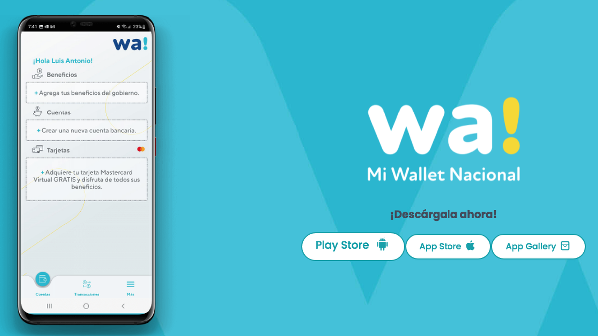 Wa! Mi Wallet Nacional ¿Cómo inscribirse en la aplicación para el