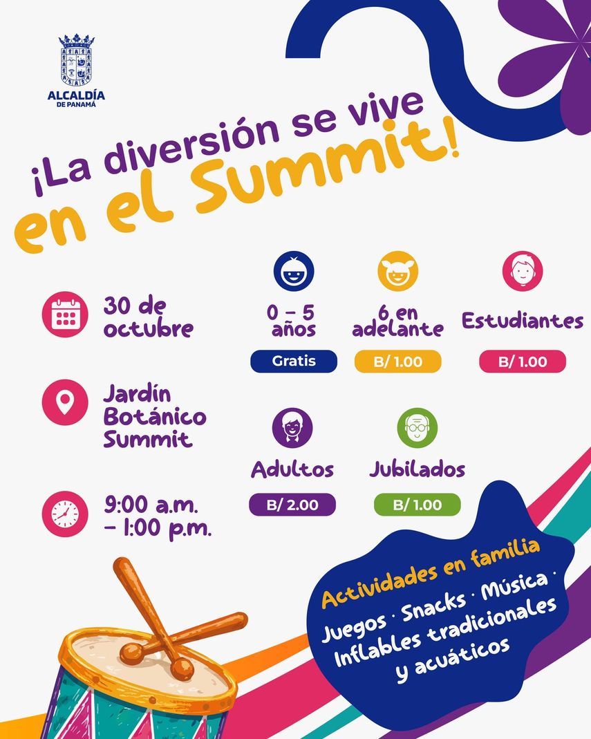 Actividades: juegos, refrigerios, música e inflables tradicionales y acuáticos. Actividades: juegos, refrigerios, música e inflables tradicionales y acuáticos.