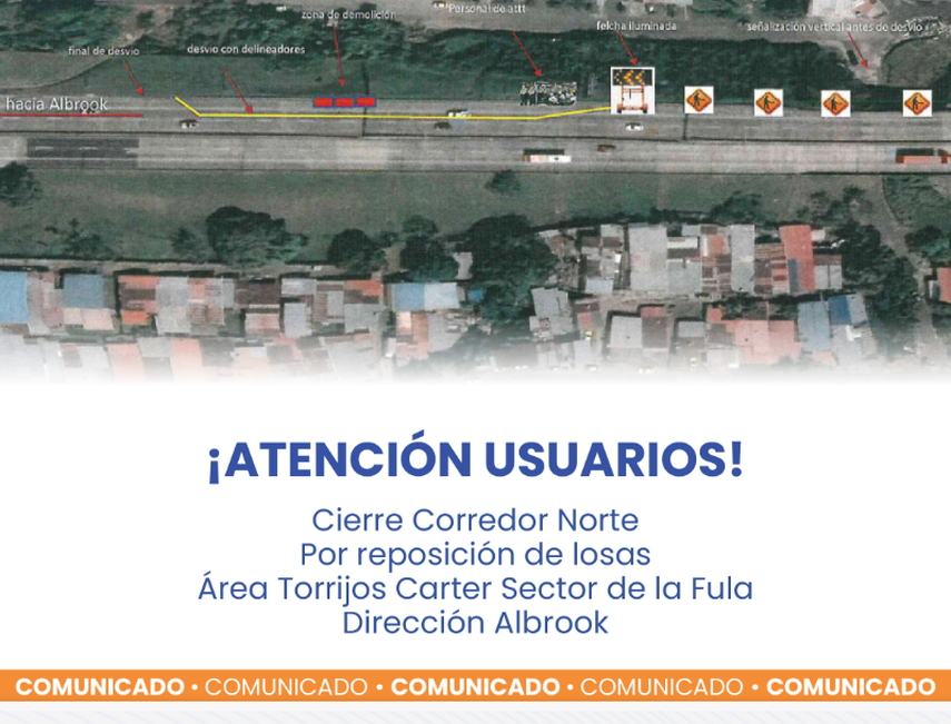 ENA, comunicado de cierres parciales ENA, comunicado de cierres parciales