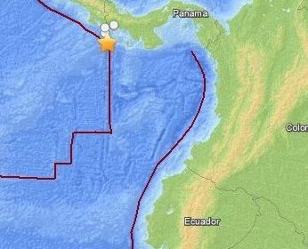 Sismo de 5.1 grados al sur de Punta Burica en Chiriquí