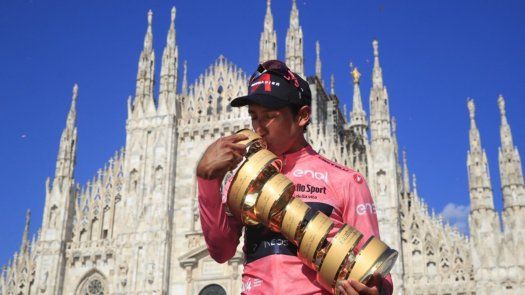 El colombiano Egan Bernal gana su primer Giro de Italia
