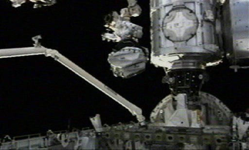 Imágenes del Atlantis en el espacio