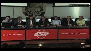 Primeras paradas de Metro Bus estarán listas en septiembre