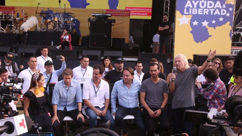 Lucha de poder en Venezuela alcanza a la música en concierto