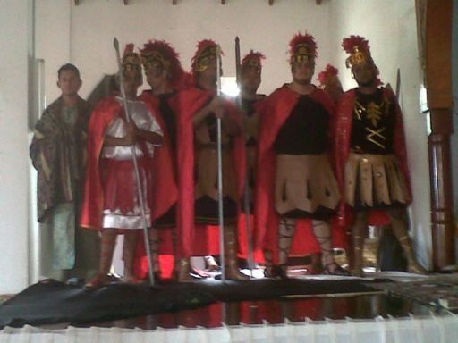 Sermón de las siete palabras, tradición única en La Arena