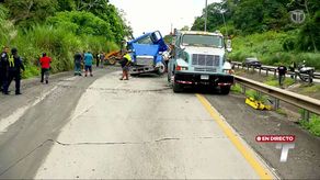 Accidente de tránsito en la vía Centenario afecta dirección hacia la ciudad