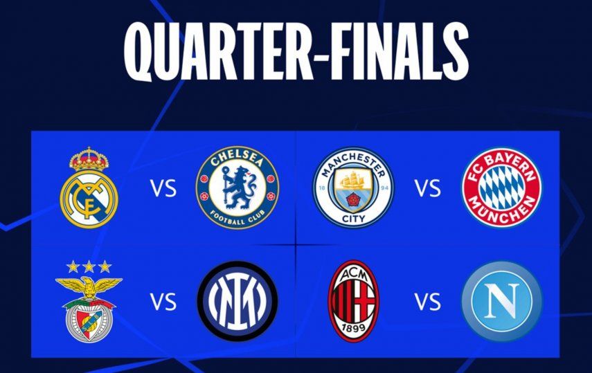 Champions League Definidos los cruces de 4tos de final