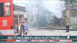 Se incendian cables soterrados en la Vía Cincuentenario