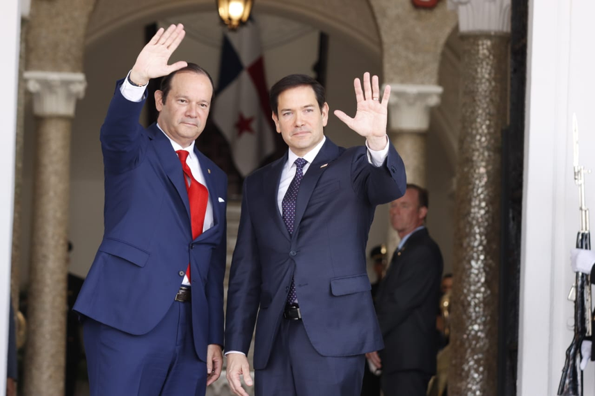 Marco Rubio llega al Palacio de Las Garzas&nbsp;