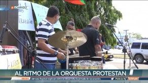 Músicos se manifiestan en David solicitando al Gobierno oportunidades para generar ingresos