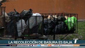 Desechos acumulados en varios puntos de la capital