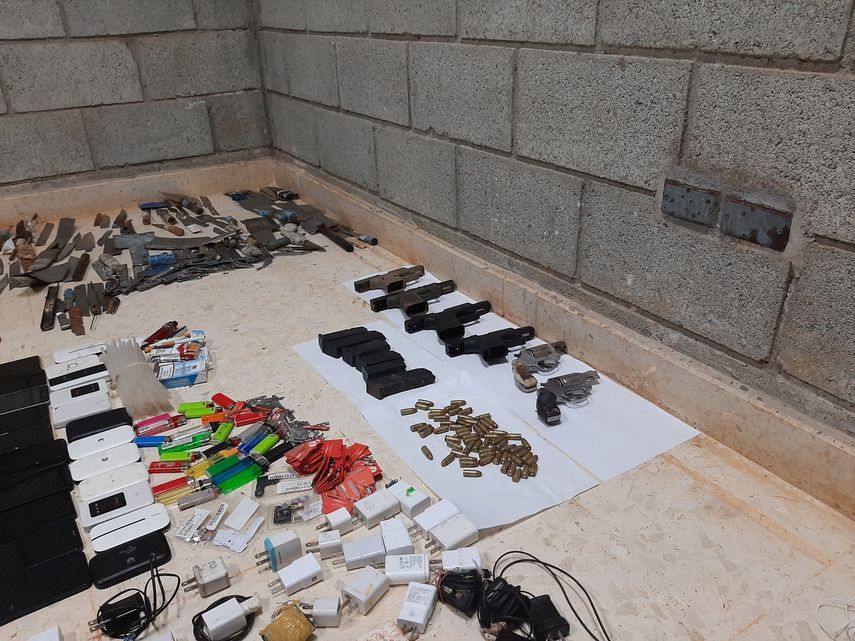 La requisa fue desarrollada en conjunto con unidades de la Policía Nacional.