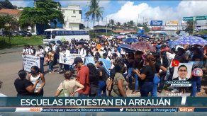 Realizan protesta y exigen respuesta ante necesidades de escuelas en Arraiján