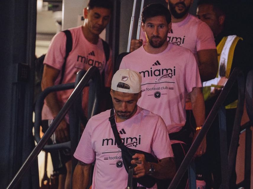 Lionel Messi en Panamá para el partido Inter de Miami vs Sporting SM&nbsp;