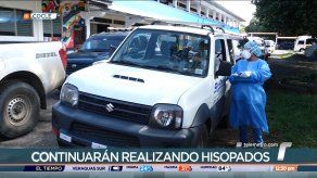 Autoridades de salud en Coclé confirmaron que los puestos de hisopados seguirán abiertos
