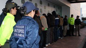 Colombia captura a 13 delincuentes buscados en Europa