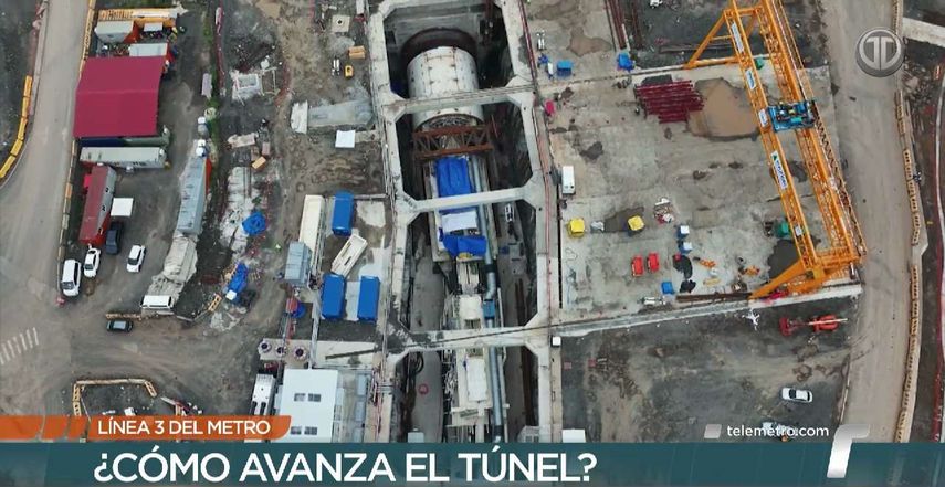 La tuneladora Panamá excavará los 4.5 km que consta el recorrido del túnel de la Línea 3 del Metro de Panamá.
