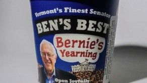 Anhelo de Bernie, el helado de Sanders para endulzar su campaña