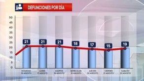 Estadísticas sobre los casos y fallecidos por COVID-19 en Panamá