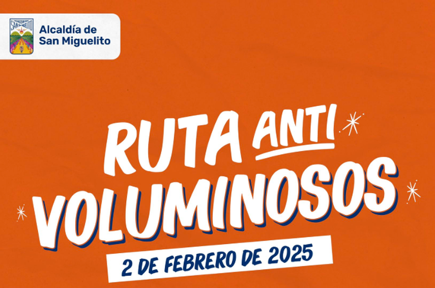 La Alcaldía de San Miguelito anuncia ruta antivoluminosos para este domingo.