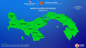 ¡Atención! SINAPROC levanta Alerta Verde en Panamá ¡Atención! SINAPROC levanta Alerta Verde en Panamá