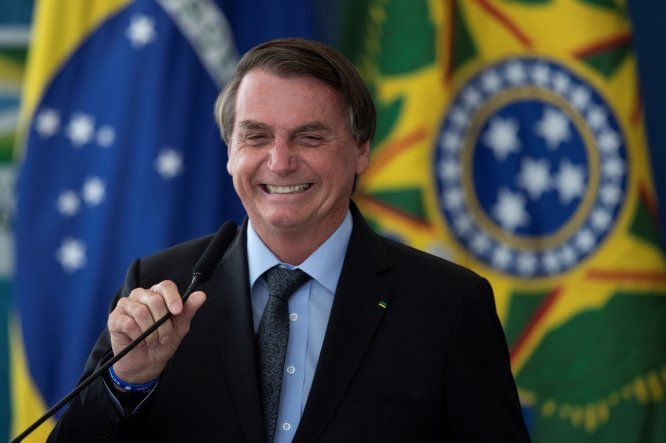 El presidente de Brasil Jair Bolsonaro.