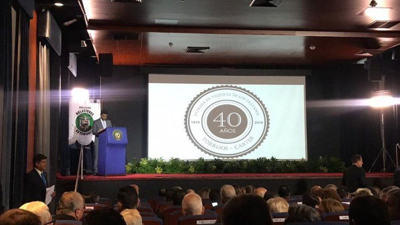 Realizan acto conmemorativo de los 40 años de entrada en vigencia de los Tratados Torrijos – Carter