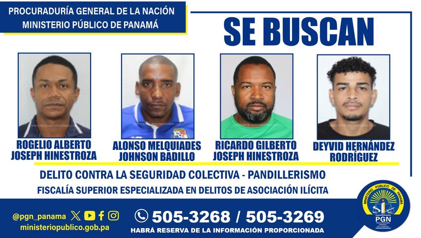 Personas requeridas por pandillerismo