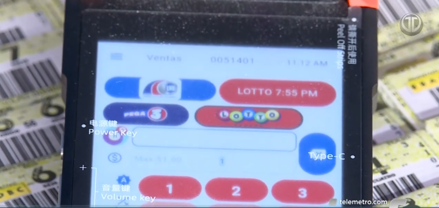 Lotería electrónica: Lotto y Pega 3.