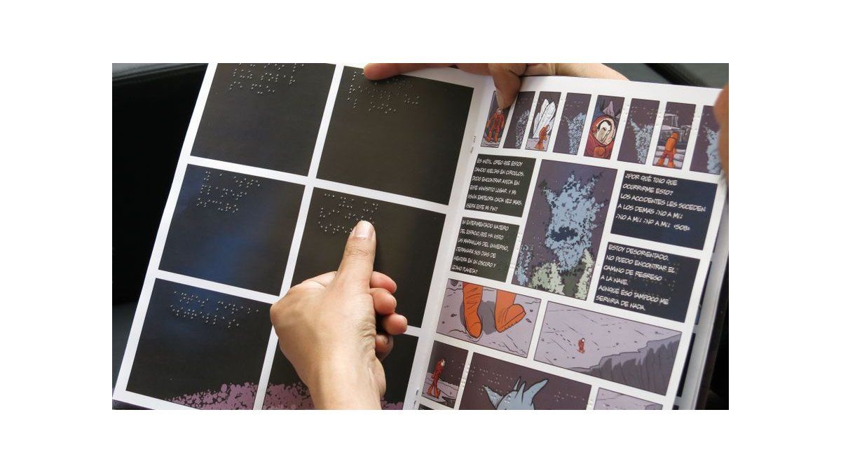 México publica comic en braille