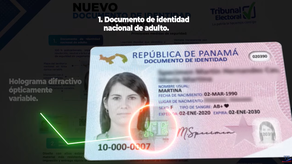Nuevo diseño de cédula panameña.