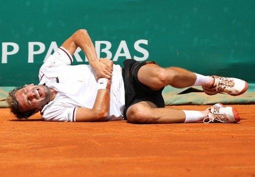 Benneteau se fractura codo derecho en el Masters de Montecarlo