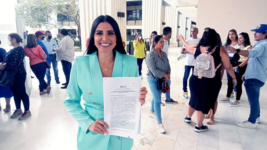 La exdiputada Katleen Levy.