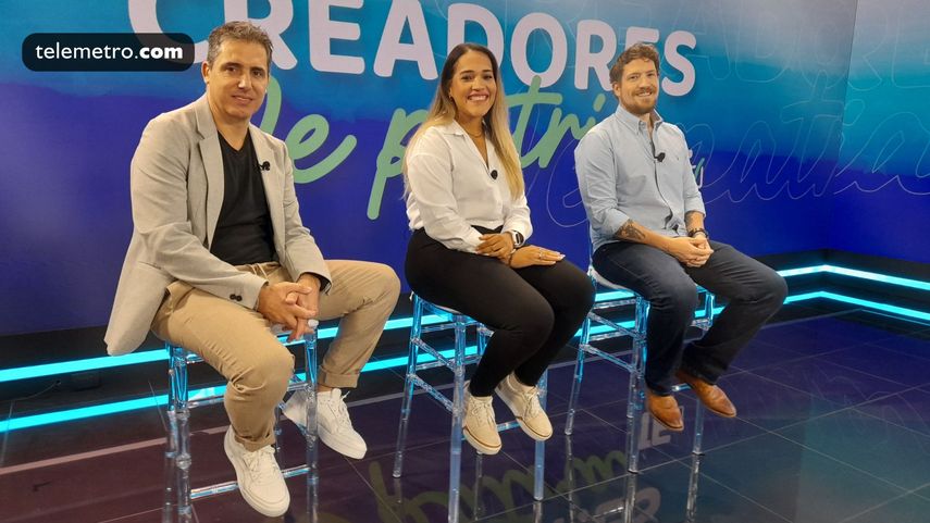 Alejandro Lladó, Ashley Barrera y Ellis Cano, jurados de Creadores de Patria 2024. Alejandro Lladó, Ashley Barrera y Ellis Cano, jurados de Creadores de Patria 2024.