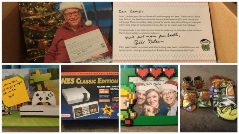 Bill Gates vuelve a sorprender jugando “Secret Santa”
