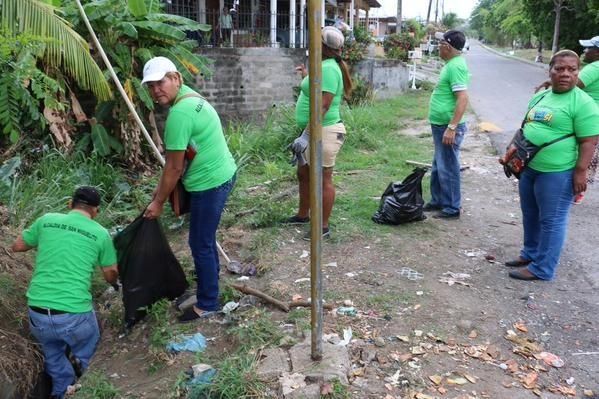 Realizan jornada de limpieza en San Miguelito
