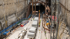 El túnel que conectará las líneas del Metro de Panamá con Panamá Oeste.